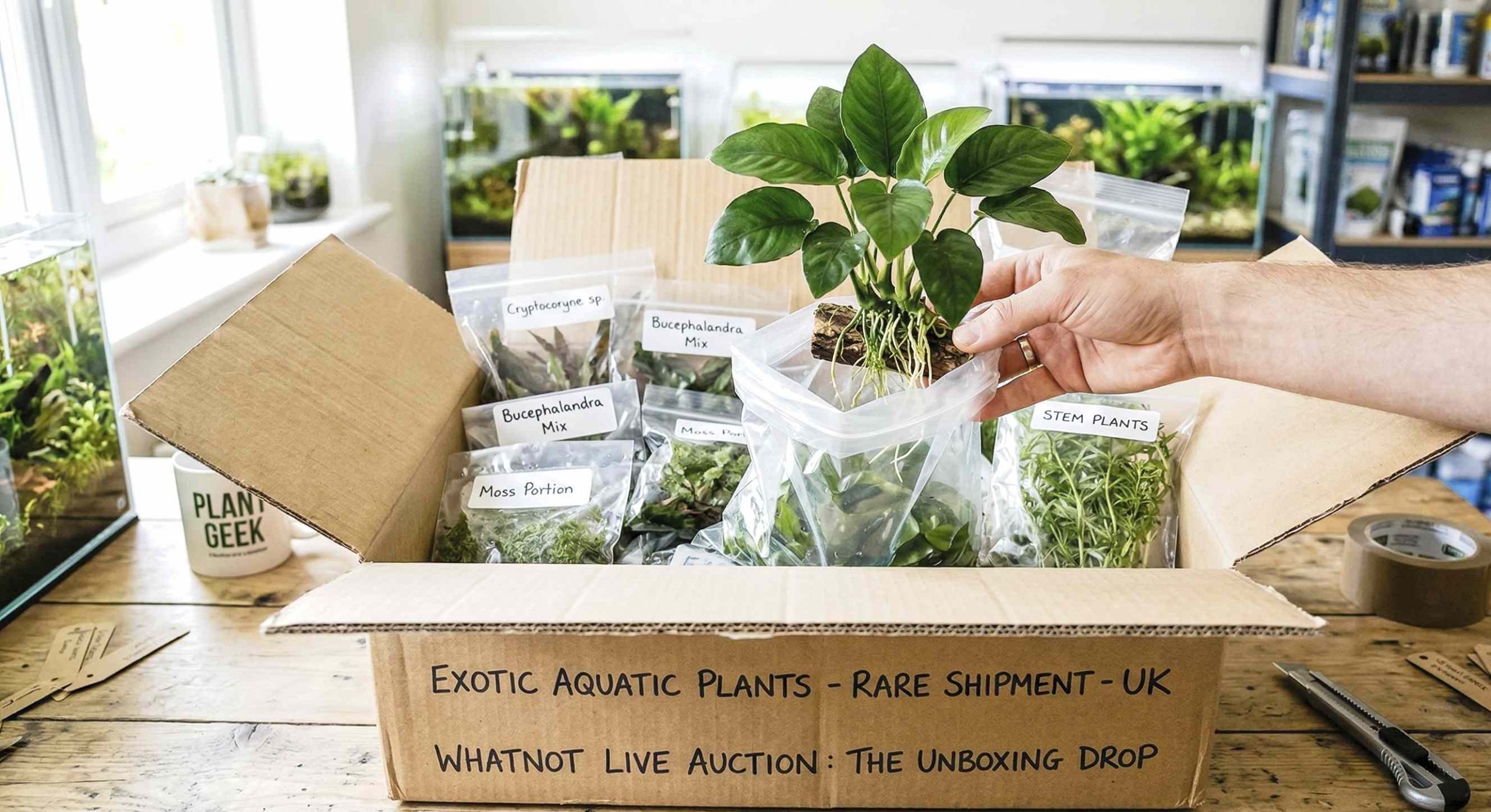 The Ultimate Unboxing: Get First Dibs on the Newest Aquarium Plant Arrivals!
